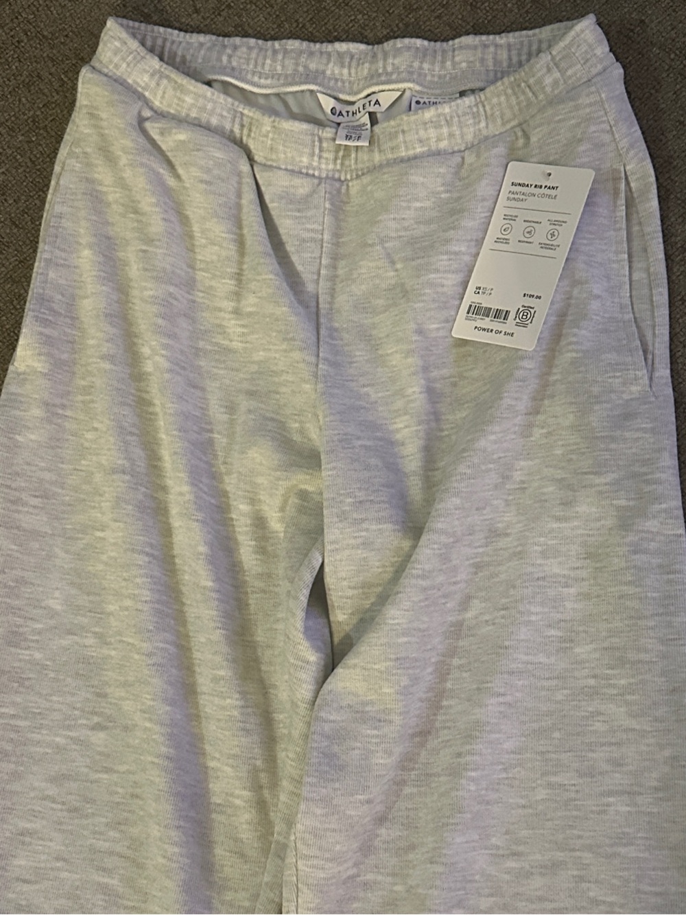Athleta Sunday Rib High Rise Pant NWT ‼️ - Picture 6 of 6